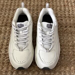 Dr. Comfort Spirit Plus White Leather Walking Sneaker Shoes - Size 10.5 USA.